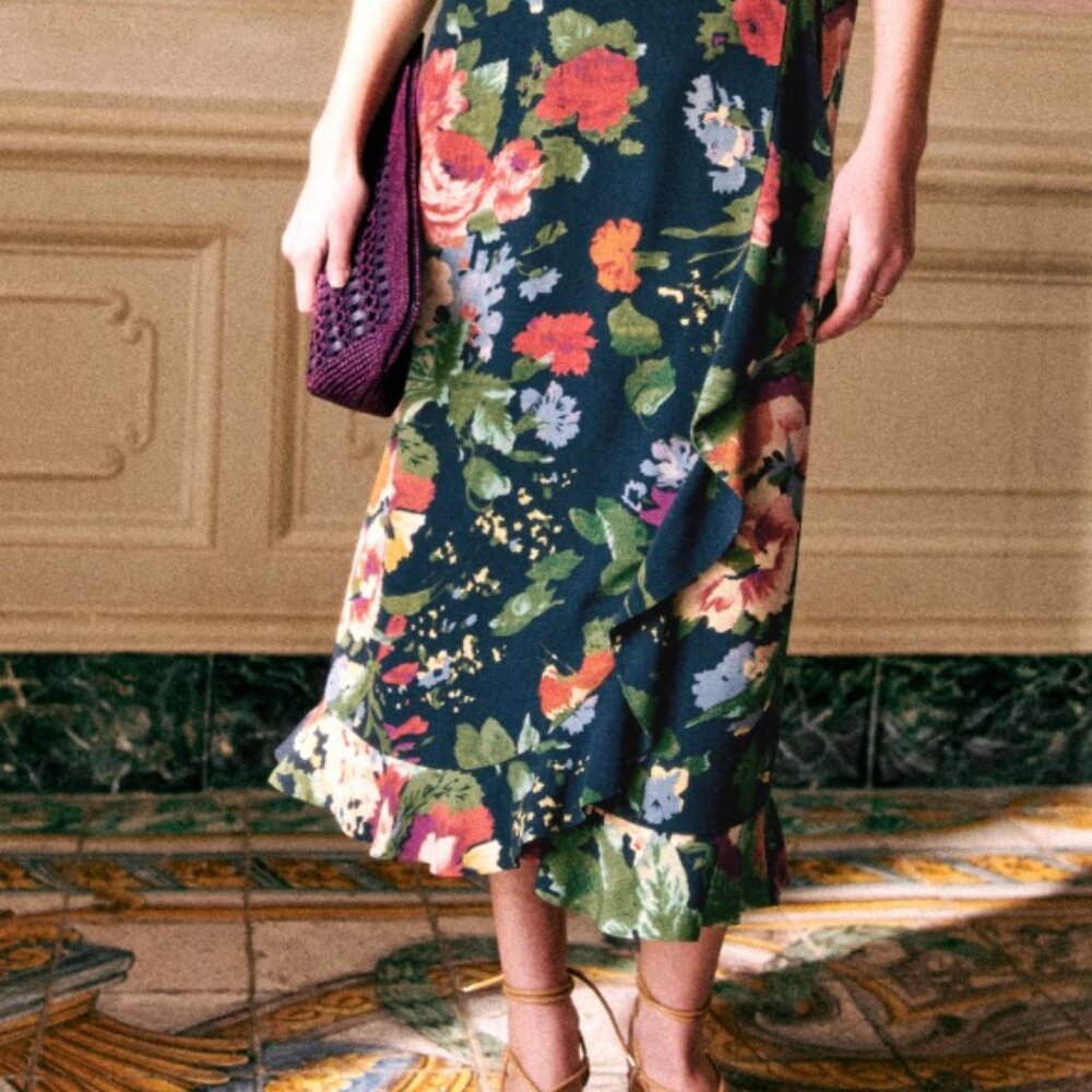 Sezane Melaine Skirt – Trianon Print
